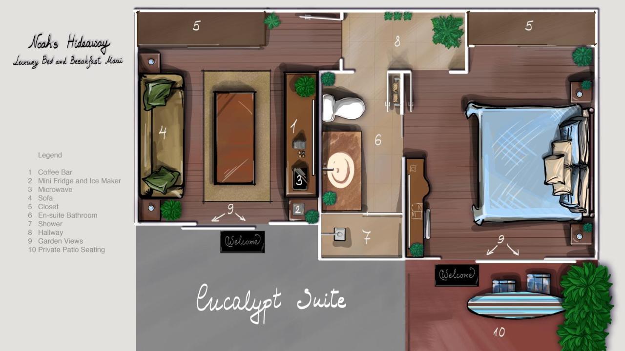 Noahs Hideaway Luxury B&B Lahaina Eksteriør billede